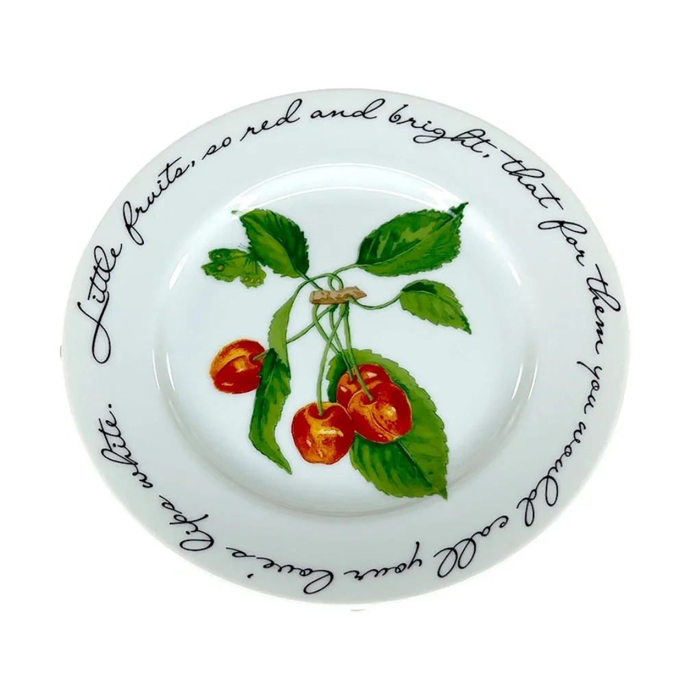 Williams Sonoma Orchard Suite Vintage Dessert Plate Set - 4